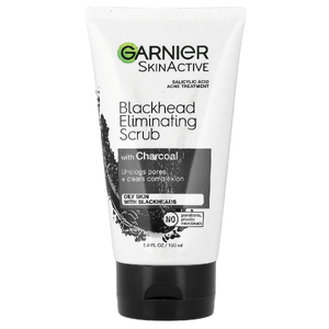 Garnier, SkinActive, скраб для устранения угрей с древесным углем, 150 мл (5 жидк. унц.)