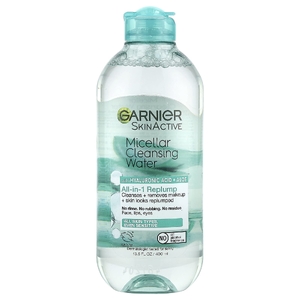 Garnier, SkinActive, мицеллярная очищающая вода с гиалуроновой кислотой и алоэ, 400 мл (13,5 жидк. унц.) (Товар снят с продажи) 