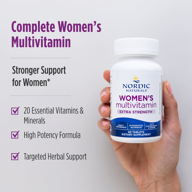 Nordic Naturals, мультивитамины для женщин, 60 таблеток