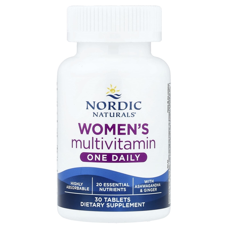 Nordic Naturals, Мультивитамины для женщин, 1 раз в день, 30 таблеток