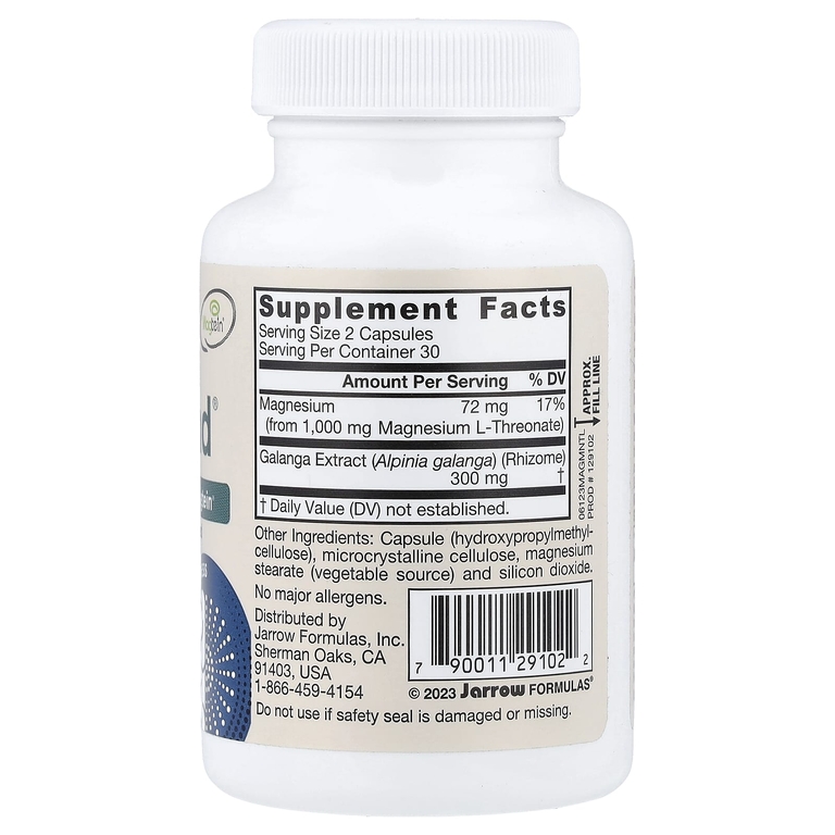 Jarrow Formulas, веганский MagMind®, для повышения продуктивности, 60 растительных капсул