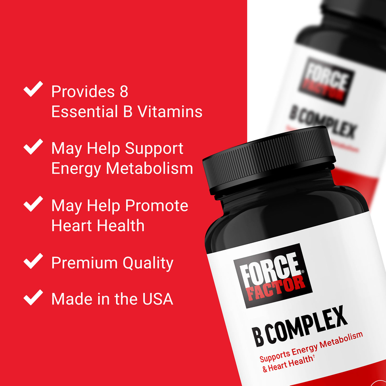 Force Factor, B Complex, 60 растительных капсул
