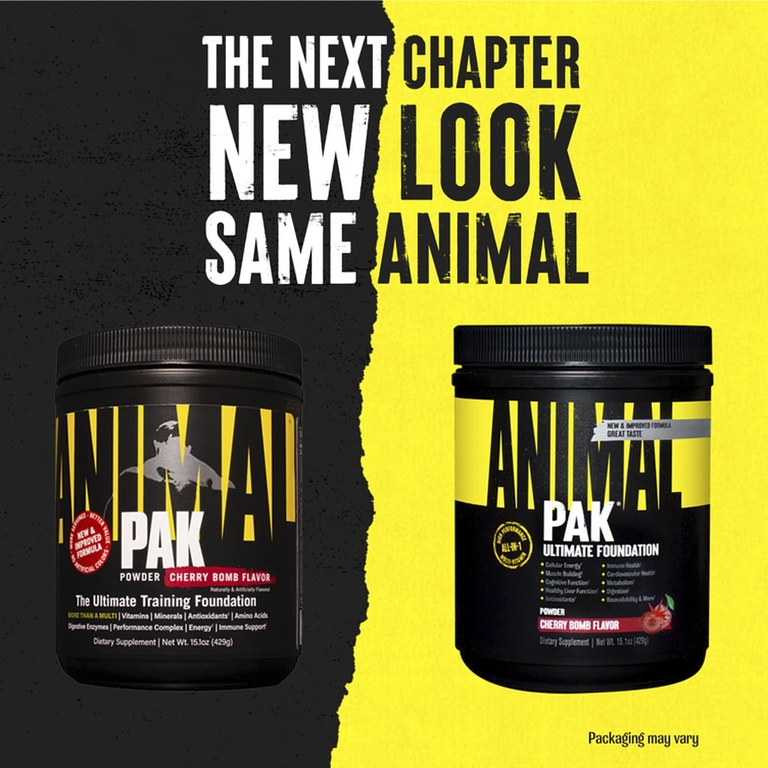 Animal, Animal Pak Powder, тональная основа для тренировок, вишня, 429 г (15,1 унции)