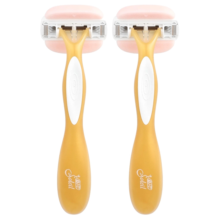 BIC, Soleil Glide, одноразовые бритвенные станки, 2 шт.
