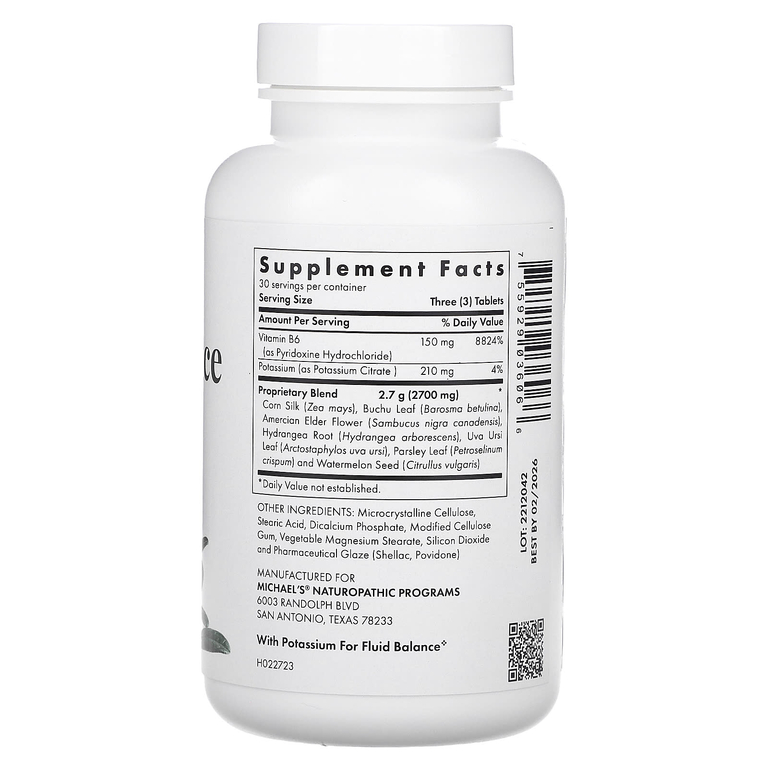 Michael's Health, Water Balance Factors, 90 вегетарианских таблеток (Товар снят с продажи) 
