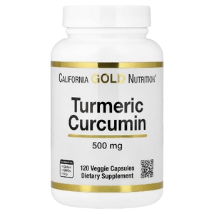 California Gold Nutrition, куркумин из куркумы, 500 мг, 120 растительных капсул