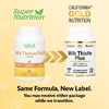 California Gold Nutrition, расторопша плюс, с экстрактами куркумы и артишока, 120 растительных капсул