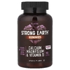 YumVs, Strong Earth, жевательные мармеладки с кальцием, магнием и витамином D, малина, 90 жевательных таблеток