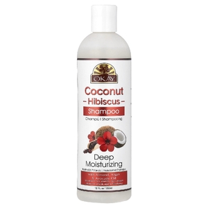 Okay Pure Naturals, Coconut Hibiscus, глубокое увлажнение, шампунь, 355 мл (12 жидк. унц.)