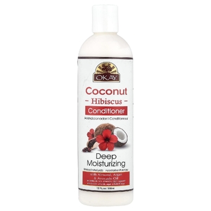 Okay Pure Naturals, Кондиционер, кокос и гибискус, 355 мл (12 жидк. унц.)