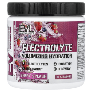 EVLution Nutrition, Electrolyte Volumizing Hydration, ягодный всплеск, 114 г (4,02 унции)