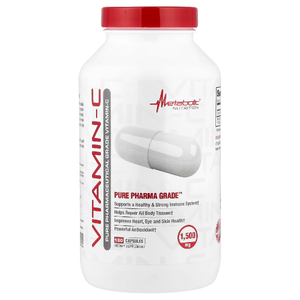 Metabolic Nutrition, Витамин C, 180 капсул (750 мг на капсулу)