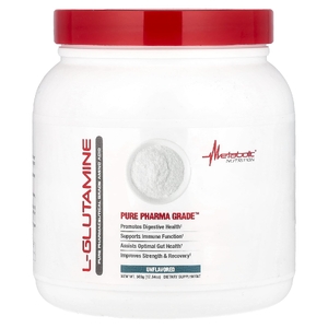 Metabolic Nutrition, L-глютамин, без добавок, 500 г (17,64 унции)