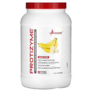 Metabolic Nutrition, Protizyme, Specialized Designed Protein, банановый крем, 910 г (2 фунта) (Товар снят с продажи) 
