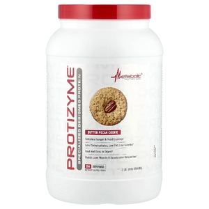 Metabolic Nutrition, Protizyme®, специализированный протеин, со вкусом печенья с пеканом, 910 г (2 фунта) (Товар снят с продажи) 