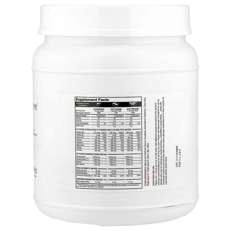 Metabolic Nutrition, GlycoLoad, Голубая малина`` 600 г