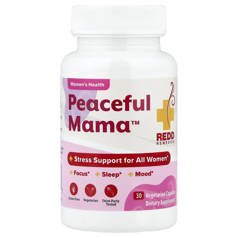 Redd Remedies, Peaceful Mama™, 30 вегетарианских капсул