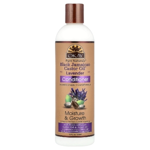 Okay Pure Naturals, Черное ямайское касторовое масло, кондиционер, лаванда, 355 мл (12 жидк. унц.)