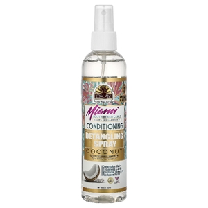 Okay Pure Naturals, Miami, спрей для распутывания волос, кондиционер, кокос, 237 мл (8 унций)