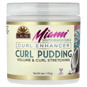 Okay Pure Naturals, Miami South Beach Curls, пудинг для кудрей, 170 г (6 унций)