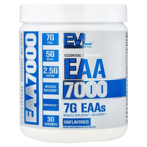 EVLution Nutrition, EAA 7000, без добавок, 237 г (8,4 унции)