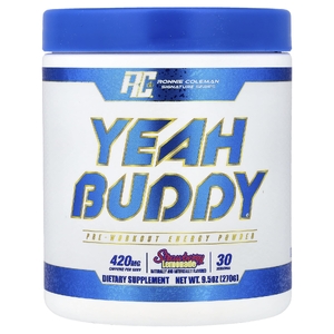 Ronnie Coleman, Signature Series, Yeah Buddy, энергетический порошок перед тренировкой, клубничный лимонад, 270 г (9,5 унции)