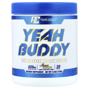 Ronnie Coleman, Signature Series, Yeah Buddy, энергетический порошок перед тренировкой, манго и ананас, 270 г (9,5 унции)