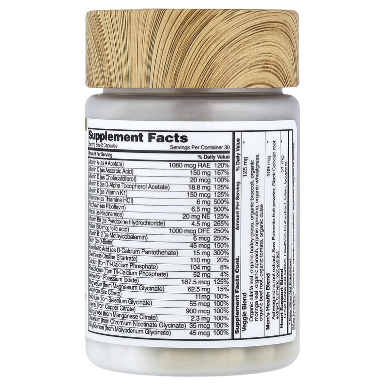 Snap Supplements, мультивитамины для мужчин, 60 капсул