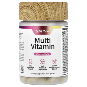 Snap Supplements, Women's Daily, мультивитамины для женщин, 60 капсул
