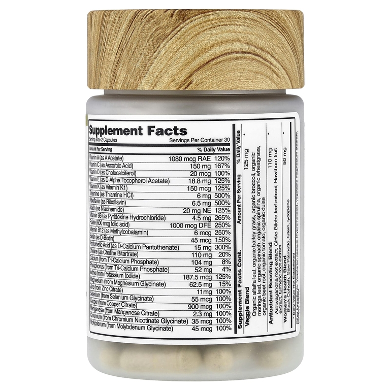 Snap Supplements, Women's Daily, мультивитамины для женщин, 60 капсул (Товар снят с продажи) 