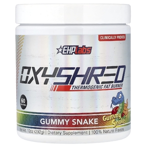 EHPlabs, OxyShred, термогенный сжигатель жира, жевательная змея, 292 г (10 унций)