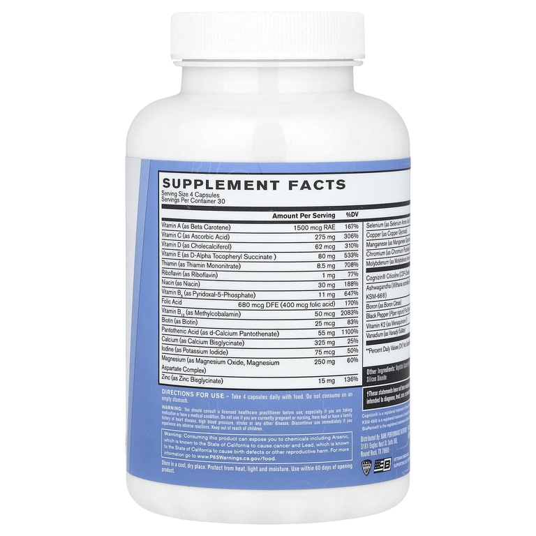 BPN, Strong Multi-Vitamin, мультивитамины, 120 капсул