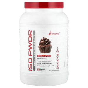 Metabolic Nutrition, ISOpwDR, изолят сывороточного протеина, со вкусом шоколадного кекса, 1380 г (3,04 фунта) (Товар снят с продажи) 