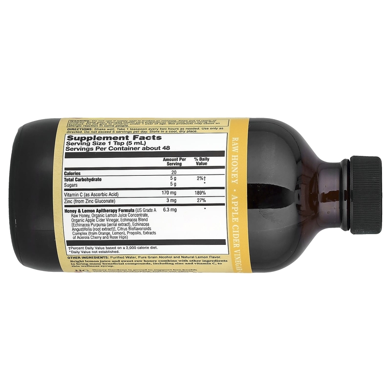 Honey Gardens, Сироп с витамином C, лимон и мед, 237 мл (8 жидк. унц.)
