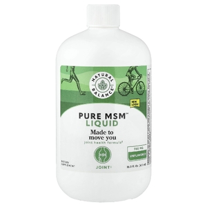 Natural Balance, Pure MSM™, жидкий продукт без добавок, 473 мл (16 жидк. унций)