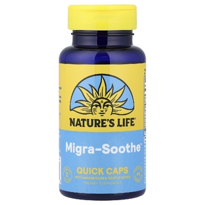 Nature's Life, Успокаивающее мигрене™ быстрые капсулы, 60 капсул
