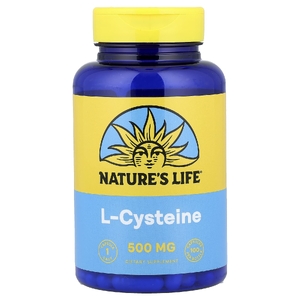 Nature's Life, L-цистеин, 500 мг, 100 капсул