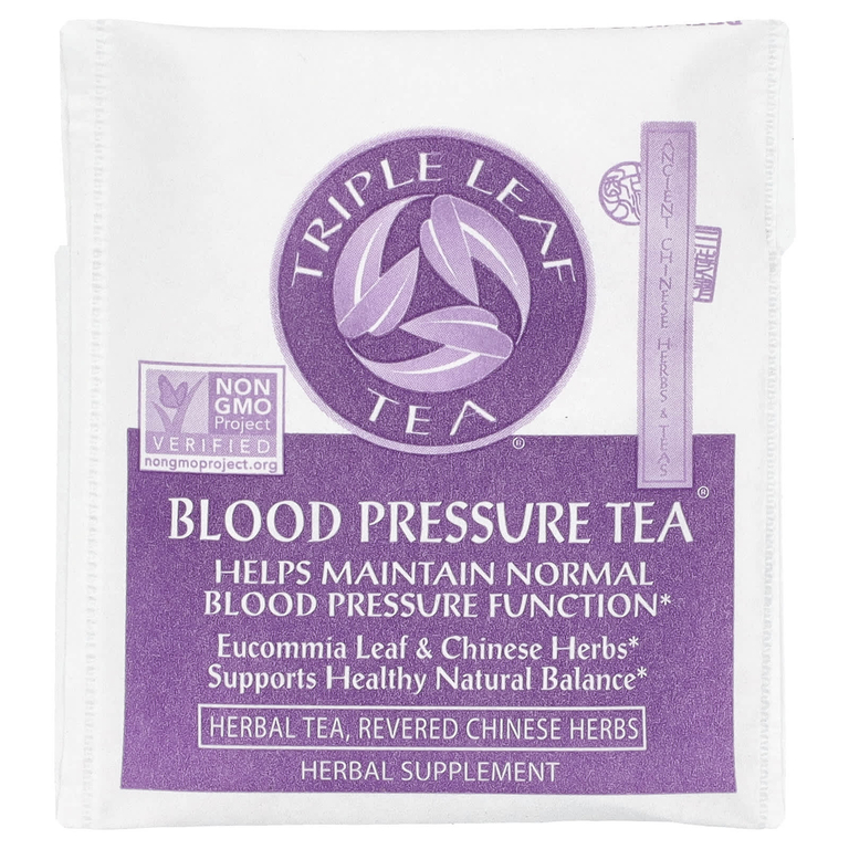 Triple Leaf Tea, травяной чай для повышения артериального давления, 20 чайных пакетиков, 30 г (1,06 унции)
