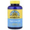 Nature's Life, жир печени трески с витаминами A и D, 180 капсул