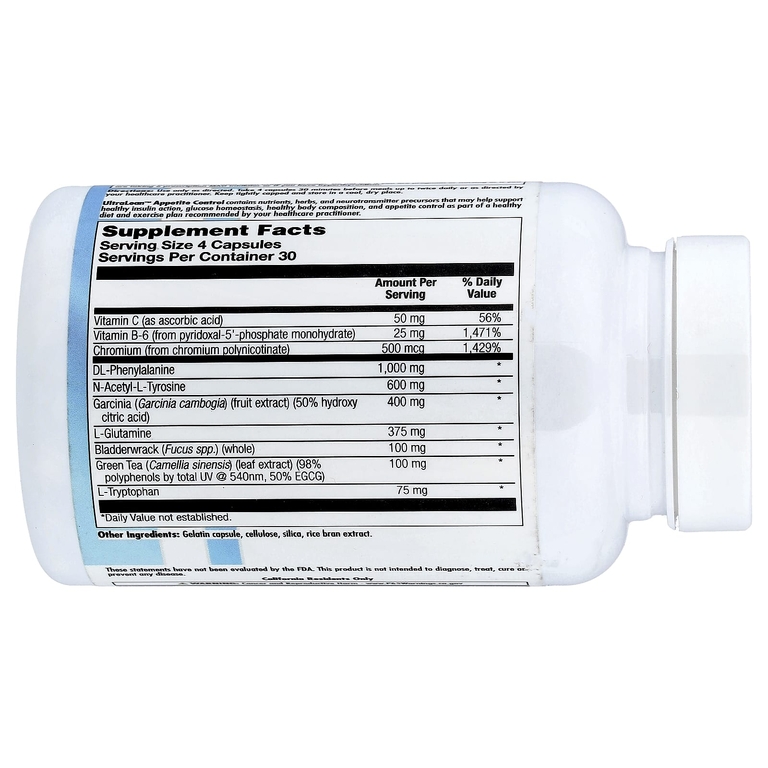 Nutra BioGenesis, Ultra Lean™, контроль аппетита, 120 капсул (Товар снят с продажи) 