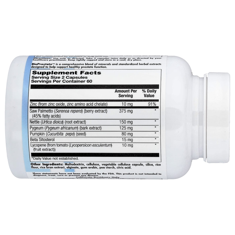 Nutra BioGenesis, BioProstate™, 120 капсул (Товар снят с продажи) 