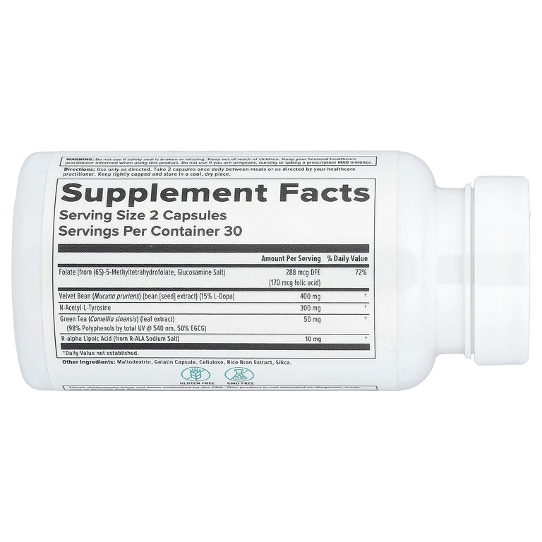 Nutra BioGenesis, Dopa Factors, 60 капсул