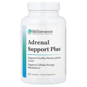 Nutra BioGenesis, Adrenal Support Plus, добавка для поддержки надпочечников, 60 капсул