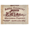 Amish Country Popcorn, попкорн для микроволновой печи, со сливочным маслом, 3 пакетика по 99 г (3,5 унции)