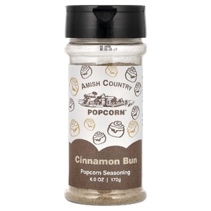 Amish Country Popcorn, Попкорн, булочка с корицей, 170 г (6 унций)