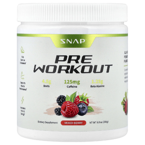 Snap Supplements, для приема перед тренировкой, со вкусом ягодного ассорти, 250 г (8,8 унции)