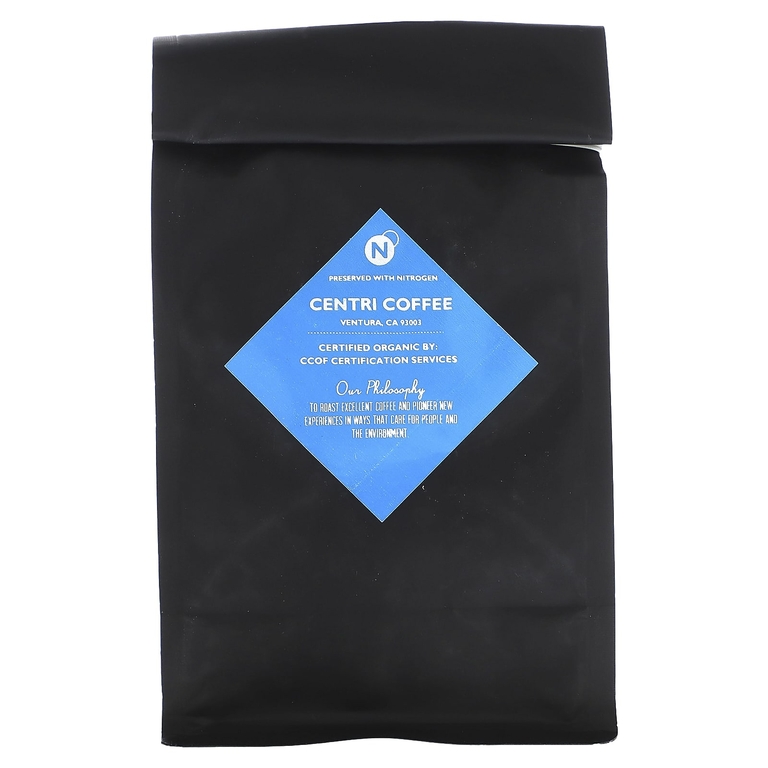Centri Coffee, Centri Coffee, органический кофе из Эфиопии, черника и цветы, цельные зерна, без кофеина, 340 г (12 унций) (Товар снят с продажи) 