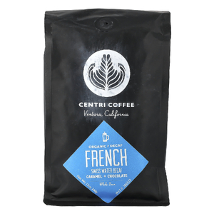 Centri Coffee, органический френч, цельные бобы, без кофеина, карамель и шоколад, 340 г (12 унций)