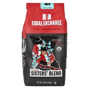 Equal Exchange, Organic Sisters' Blend, Drip Grind, полная городская обжарка, 454 г (16 унций) (Товар снят с продажи) 