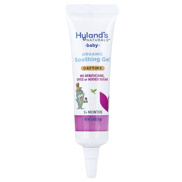 Hyland's Naturals, Органический успокаивающий гель для детей, для детей от 2 месяцев, органическая вишня, 15 г (0,53 унции)